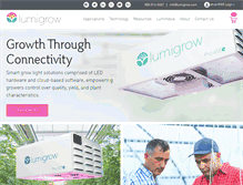 Tablet Screenshot of lumigrow.com